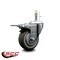 Service Caster 3.5'' Thermo Rubber Swivel 7/16'' Stem Caster with Total Lock Brake SCC-GRTTL20S3514-TPRB-716138 - alternate 4